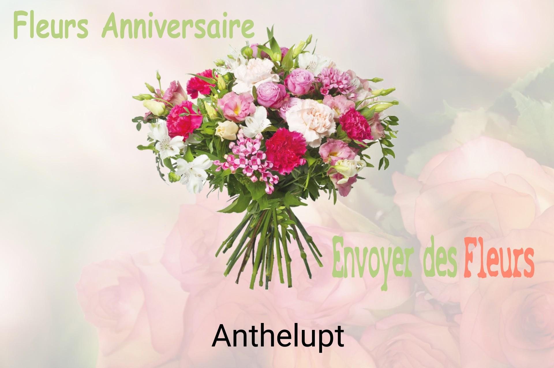 Bouquet de fleurs d’anniversaire livré à Anthelupt