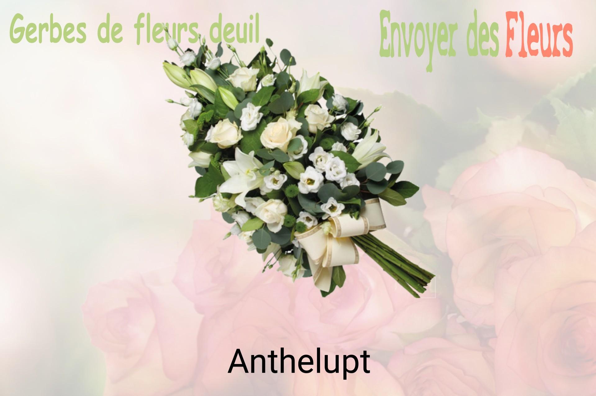 Gerbe de fleurs de deuil livrée à Anthelupt